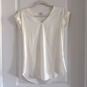 Brand New Express Brand Satin Like Cream Top - Size XS